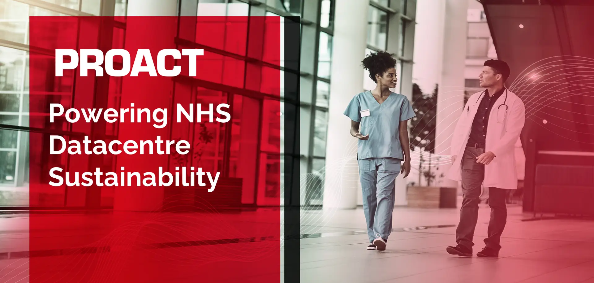 proact powering nhs datacentre sustainability banner