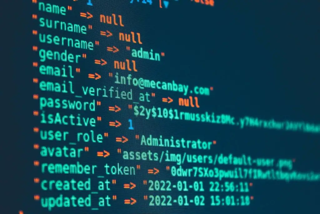firewall code on screen